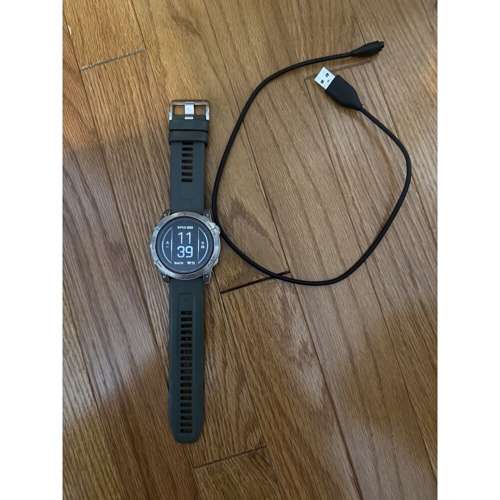 Garmin epix Pro (Gen 2) Sapphire Edition GPS Watch - Titanium/Whitestone, 51mm